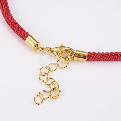 Nylon Cord Bracelet Making KK-G313-02G-1