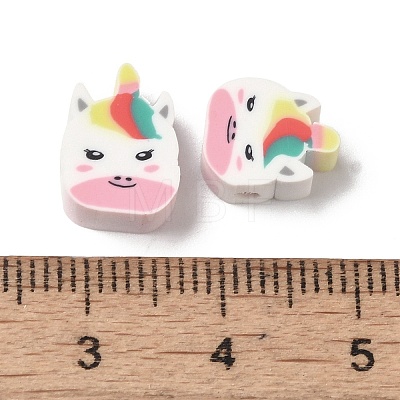 Handmade Polymer Clay Beads X-CLAY-H005-17D-1