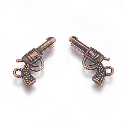 Zinc Alloy Gun Necklace Pendant LS-EA9073Y-R-1