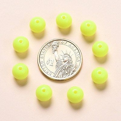 Fluorescent Acrylic Beads MACR-R517-10mm-01-1