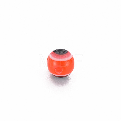 Evil Eye Resin Beads RESI-R140-4mm-A-M-1