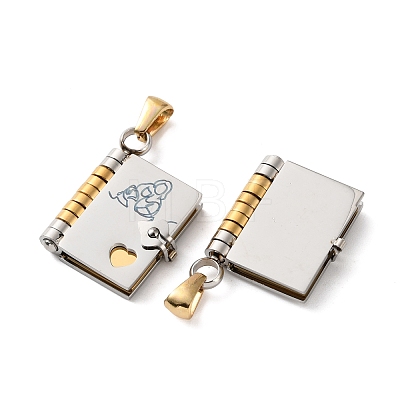 304 Stainless Steel Pendants SA-CBA694E-01GP-06-1