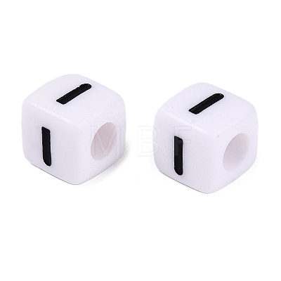 Opaque Acrylic Beads SACR-N020-04A-I-1