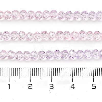 Transparent Painted Glass Beads Strands DGLA-A034-T3mm-A05-1