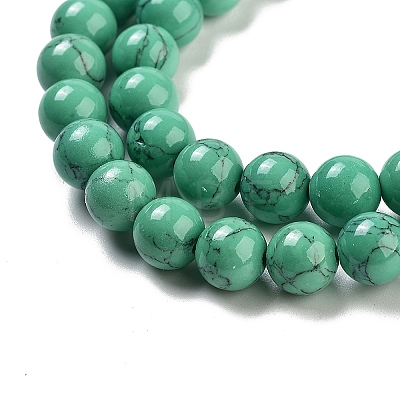 Synthetic Turquoise Beads Strands TURQ-H038-8mm-XXS11-1