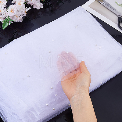 Nylon Mesh Fabric DIY-WH0591-481-1