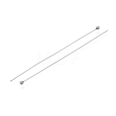 304 Stainless Steel Head Pins STAS-T065-60mm-20P-1