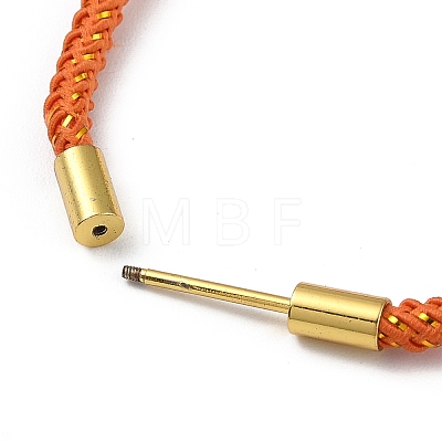 Braided Nylon Cord Bracelet Making MAK-L043-01G-03-1