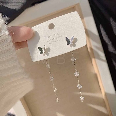 Imitation Pearl Tassel Earrings RQ6220-2-1