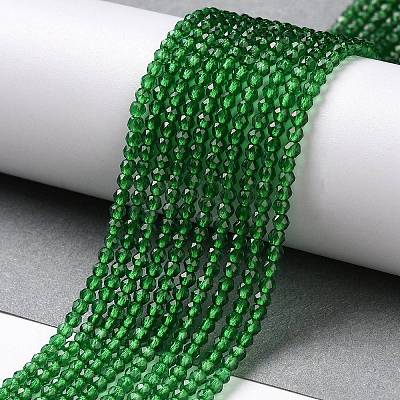 Transparent Glass Beads Strands GLAA-H021-03-16-1