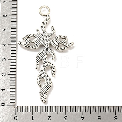 Tibetan Style Alloy Big Pendants TIBE-L013-02AS-01-1