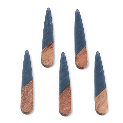 Resin & Walnut Wood Pendants LS-X-RESI-S358-40P-1