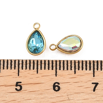 Glass Charms STAS-P437-15E-G-1