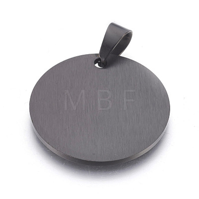 304 Stainless Steel Stamping Blank Tag Pendants STAS-L218-03B-1