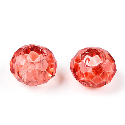 Mixed Faceted Rondelle Glass Beads X-GLAA-R143-8mm-M-1