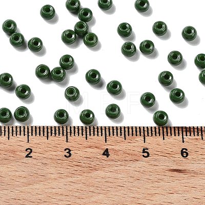 Baking Paint Glass Seed Beads SEED-H002-I-A520-1