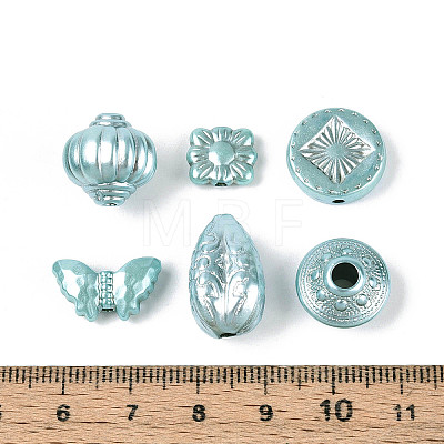 Pearlized Opaque Acrylic Beads OACR-T029-04F-1