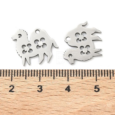 201 Stainless Steel Pendants STAS-F337-04P-1