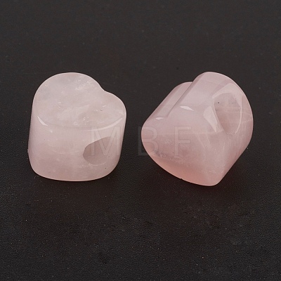 Natural Rose Quartz European Beads X-G-F580-C01-1