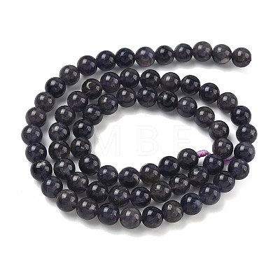 Natural Iolite Beads Strands G-E576-05C-1