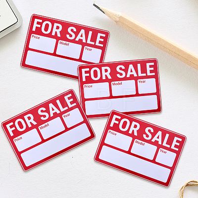 6Pcs Paper For Sale Sign Car Stickers DIY-CP0014-03-1