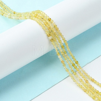 Natural Yellow Opal Beads Strands G-F748-T01-1
