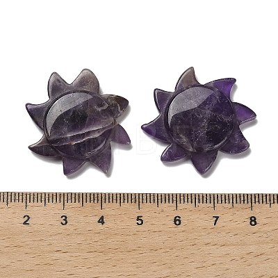 Natural Amethyst Cabochons G-Q190-01C-1