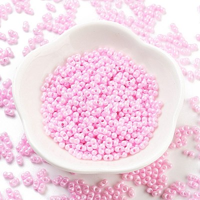 Opaque Colours Glass Seed Beads SEED-A033-06L-1