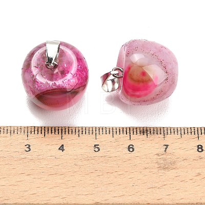 Teachers' Day Natural Agate Pendants GG-K002-14G-1