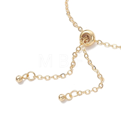 Brass Cable Chains Slider Bracelets BJEW-JB12813-01-1