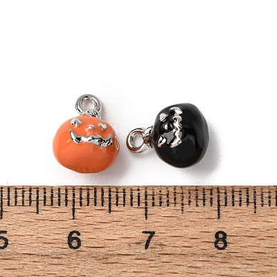 Halloween Alloy Enamel Charms LS-ENAM-D307-01B-1