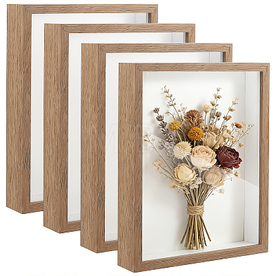 MDF Composite Wood Photo Frame Stand for Dried Flower LS-DJEW-WH0028-057B-1