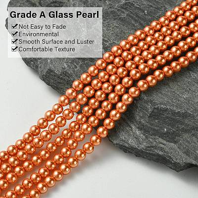 Grade A Glass Pearl Beads HY-J001-4mm-HX019-1