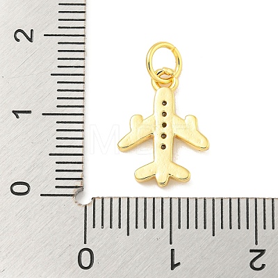 Rack Plating Brass Micro Pave Clear Cubic Zirconia Pendants KK-B093-26G-1