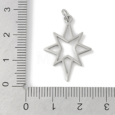 Non-Tarnish 304 Stainless Steel Pendants STAS-L279-034P-1