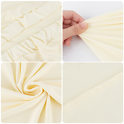 2Pcs 2 Styles Polyester Wedding Arch Cover Cloth FEPA-CN0001-02B-1