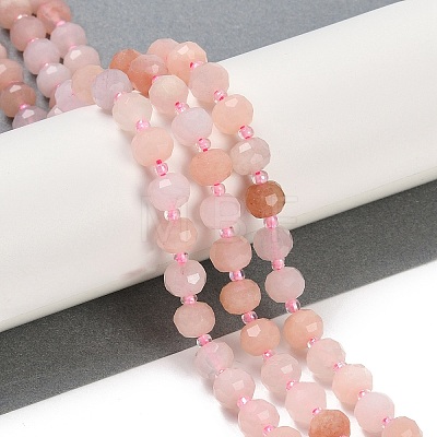 Natural Pink Aventurine Beads Strands G-H057-A07-01-1