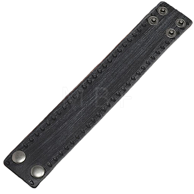 Cowhide Cord Bracelets BJEW-WH20003-12A-02-1