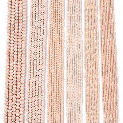 Electroplate Glass Beads Strands LS-EGLA-A044-P3mm-B05-1