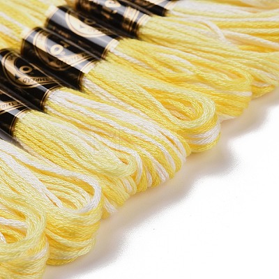 10 Skeins 6-Ply Polyester Embroidery Floss OCOR-K006-A07-1