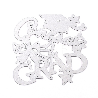 Graduation Theme Carbon Steel Cutting Dies Stencils DIY-P076-66-1