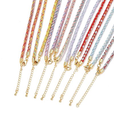 3.5MM Round Nylon Cotton Cord Necklace Making NJEW-C106-03G-1