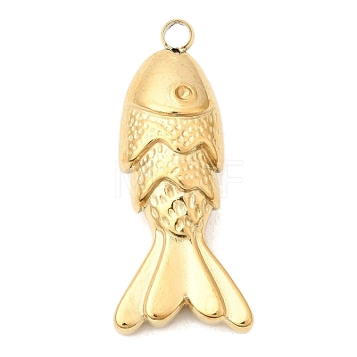 304 Stainless Steel Pendants STAS-P431-27C-G-1