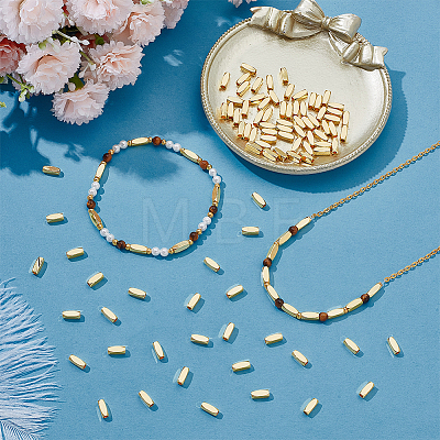 50Pcs Brass Beads KK-PH0015-67B-1