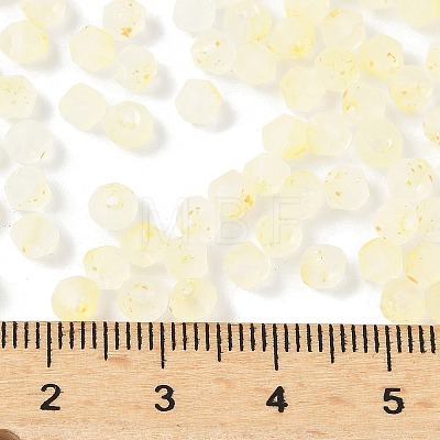Frosted Glass Beads FGLA-D300-01E-1