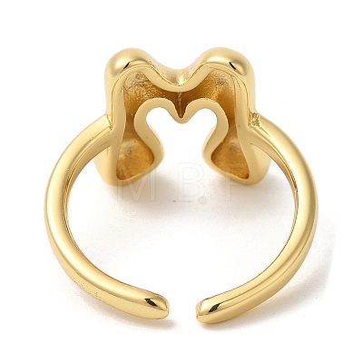 Brass Open Cuff Rings RJEW-U008-06M-G-1