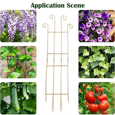 Iron Garden Trellis AJEW-G074-01G-1