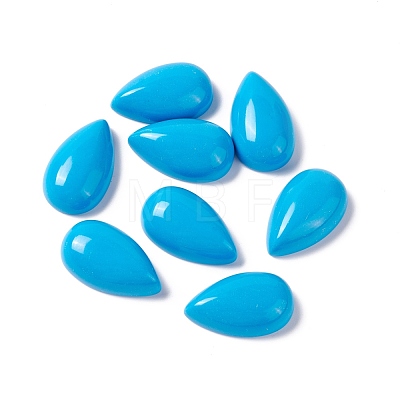 Synthetic Turquoise Cabochons G-C247-04B-1