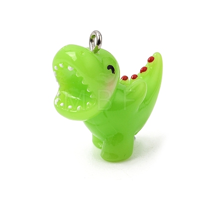 Opaque Resin Pendants RE-CBAD0A2-05P-1