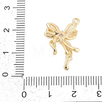 Brass Micro Pave Cubic Zirconia Pendants LS-ZIRC-P122-05D-G01-1